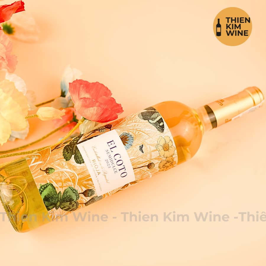[Chính Hãng] - Rượu Vang Trắng Tây Ban Nha EL Coto Semidulce (Bán Ngọt) DOCa Rioja - 750ml (11%)