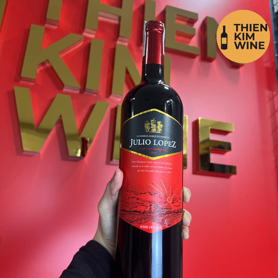 [Chính Hãng] - Rượu Vang Đỏ Chile Julio Lopez Cabernet Sauvignon - 750ml (13,5%)