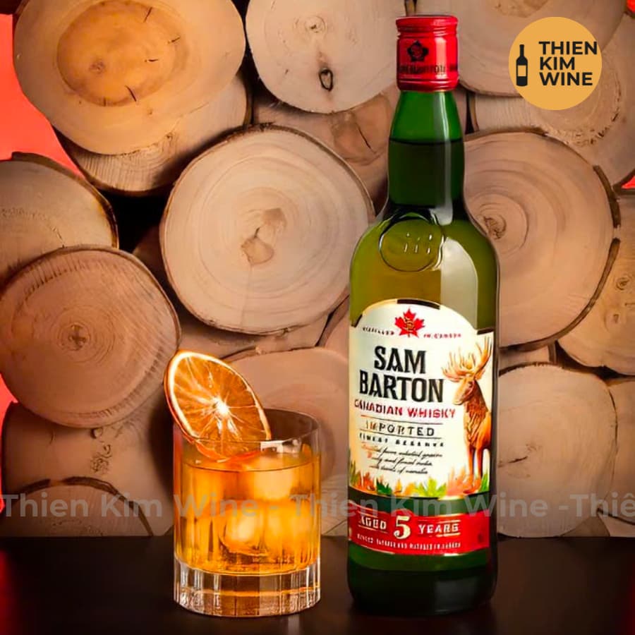 [Chính Hãng] - Rượu Whisky Canada Sam Barton 5 Năm (5 Years) - Chai 700ml (40%)