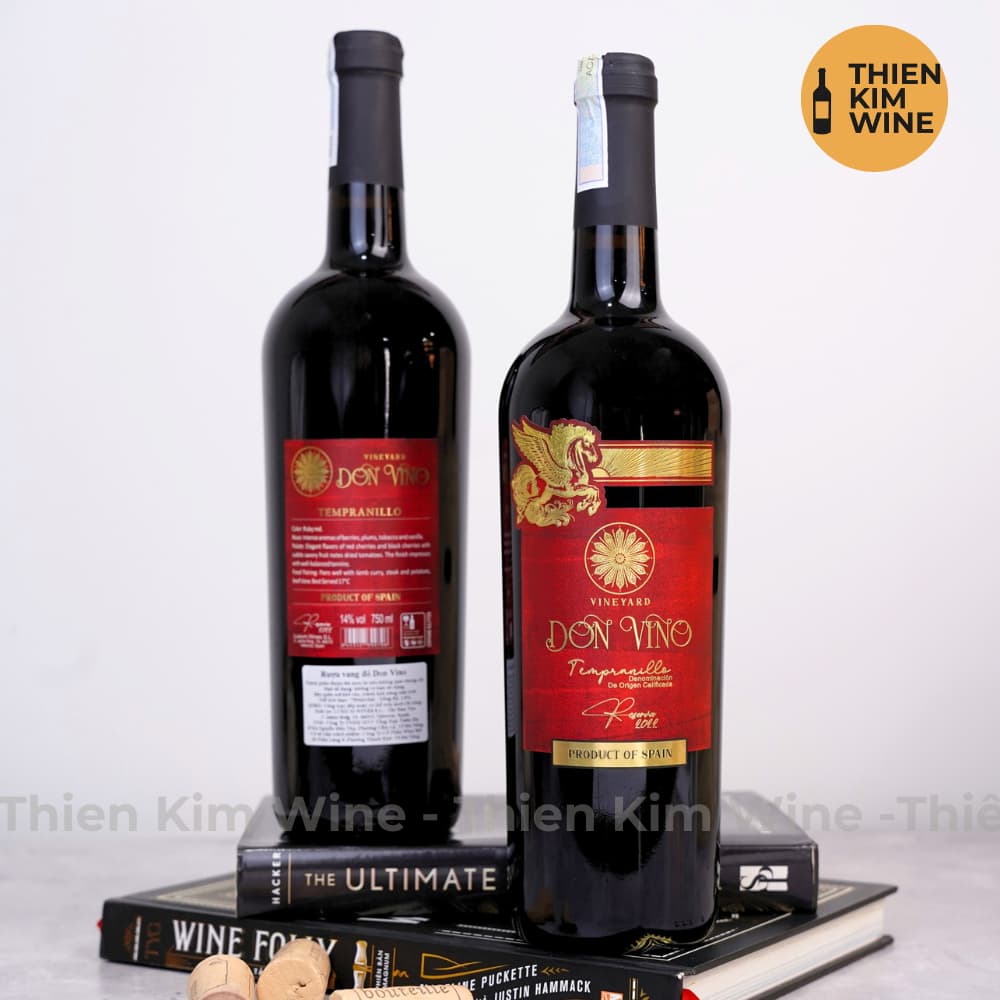 [Chính Hãng] - Rượu Vang Đỏ Tây Ban Nha Don Vino Reserva Tempranillo - 750ml (14%)