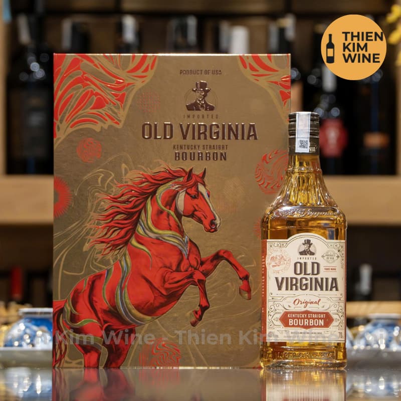 [Chính hãng] - Rượu Whisky Mỹ Old Virginia Bourrbon Whisky Original - 700ml (40%) - Có Hộp Quà Vip