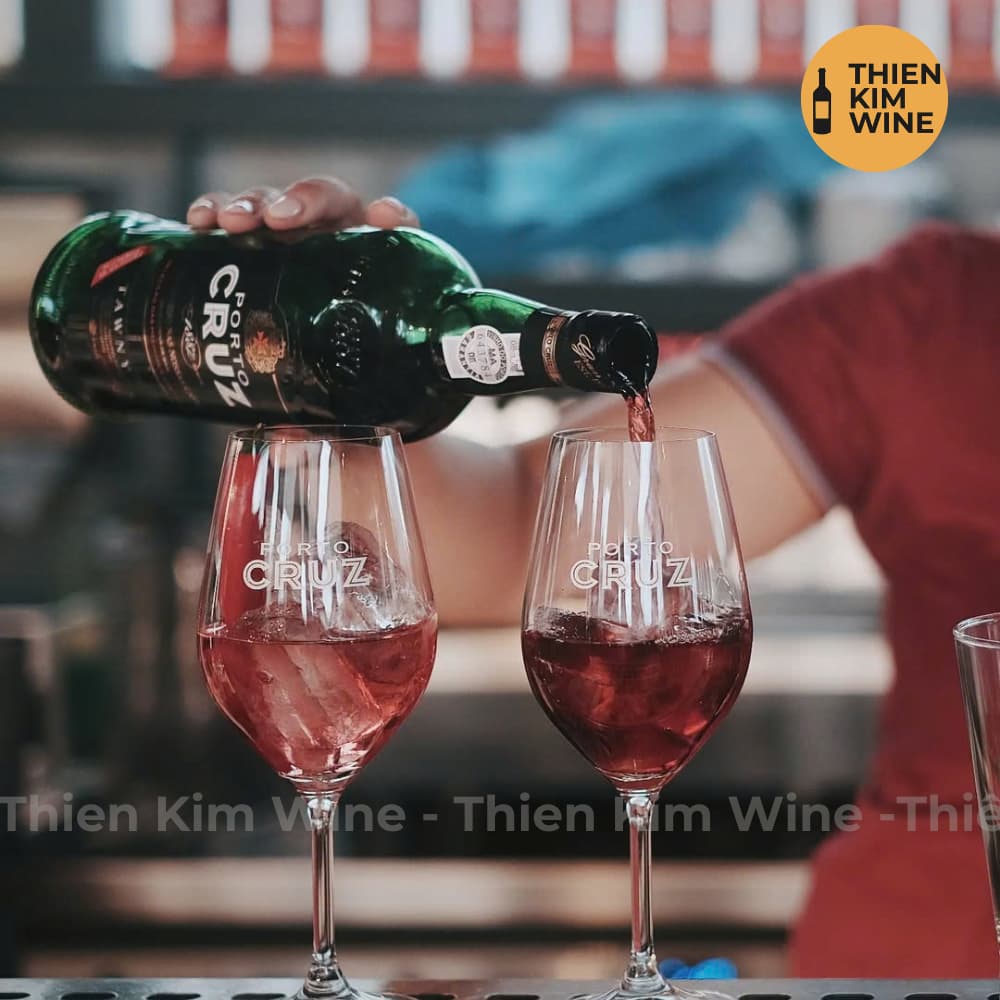 [Chính Hãng] - Rượu Vang Cường Hóa Đỏ Ngọt Bồ Đào Nha Porto Cruz Tawny - 750ml (19%) Vang nâng độ số 1 Thế Giới