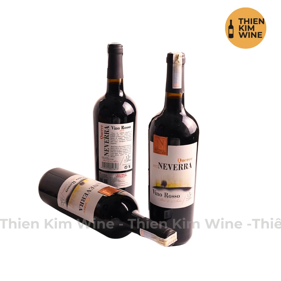 [Chính Hãng] - Rượu Vang Đỏ Ý cao cấp Querce Neverra Vino Rossso - 750 ml (15%)