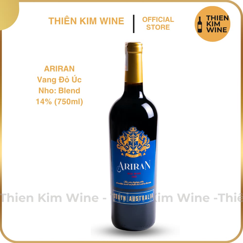 [Chính Hãng] - Rượu Vang Đỏ Úc Ariran 750 ml (14%)