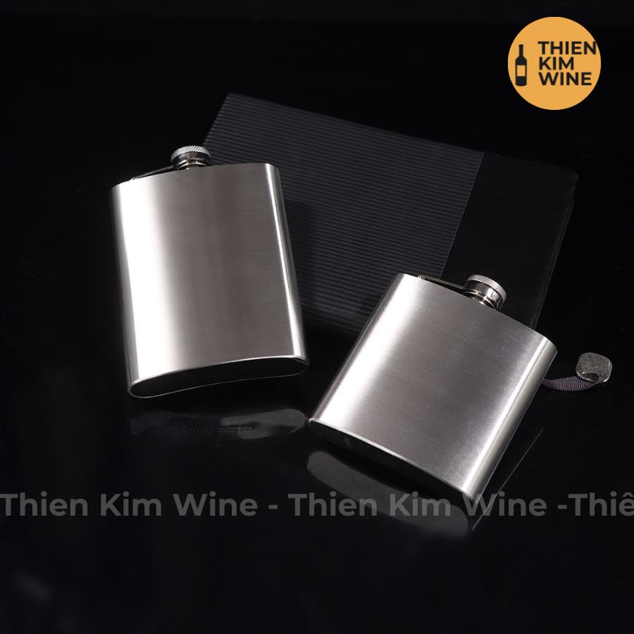 Bình Inox Đựng Rượu tiện lợi - Cắm Trại, Di động Chống rò rỉ