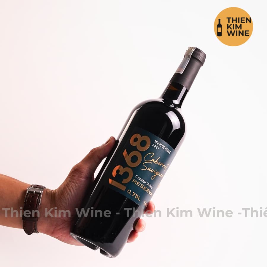 [Chính Hãng] - Rượu Vang Đỏ Chile 1368 - 750 ml (14%)