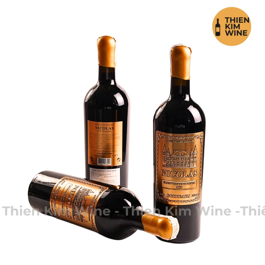 [Chính Hãng] - Rượu Vang Đỏ Pháp Nicolas Wine Bordeaux Cabernet Sauvignon - 750ml (14%)