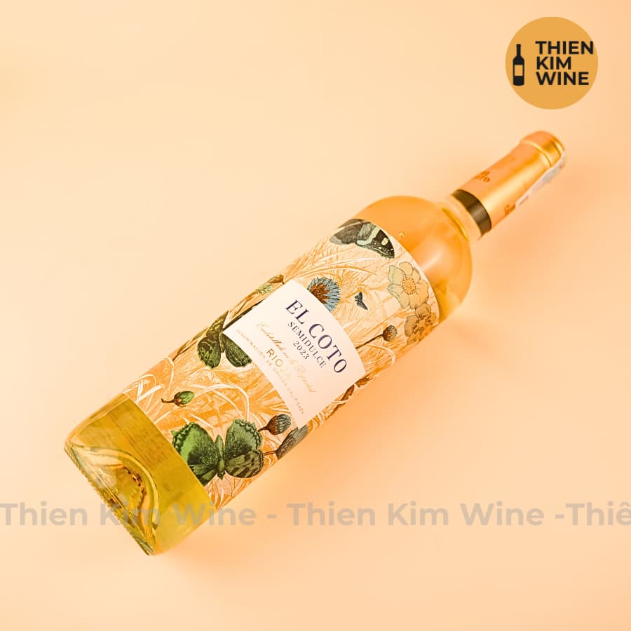 [Chính Hãng] - Rượu Vang Trắng Tây Ban Nha EL Coto Semidulce (Bán Ngọt) DOCa Rioja - 750ml (11%)