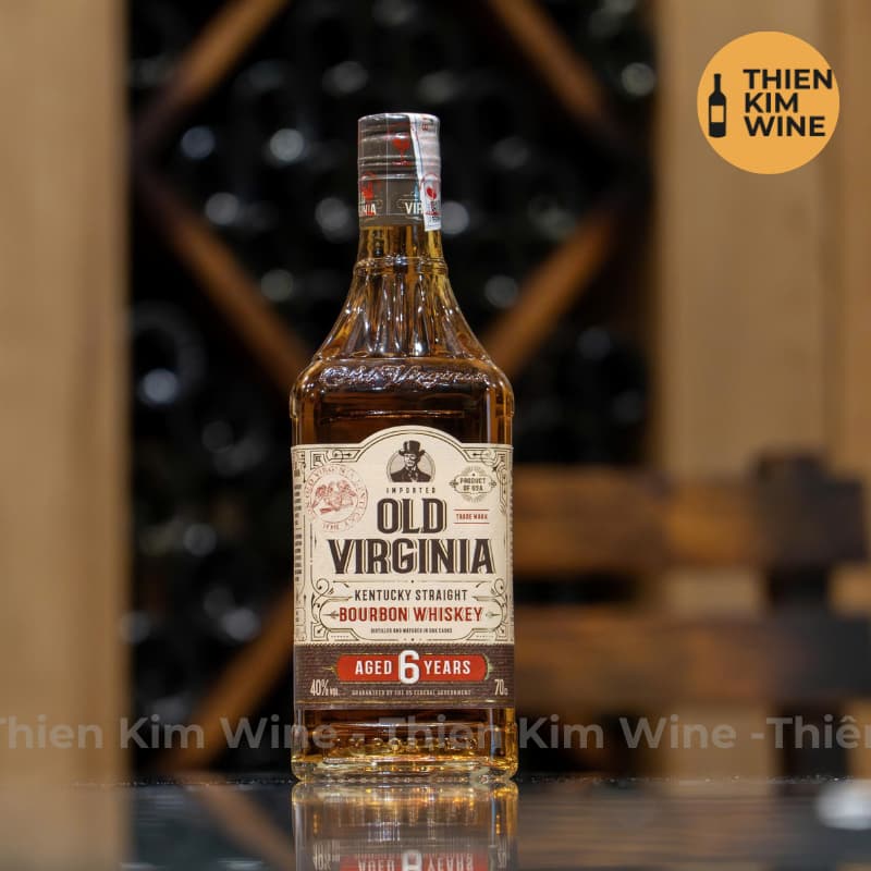 [Chính hãng] - Rượu Whisky Mỹ Old Virginia 6 Years "6 Năm" Bourrbon Whisky - 700ml (40%) - Có Hộp Quà VIP