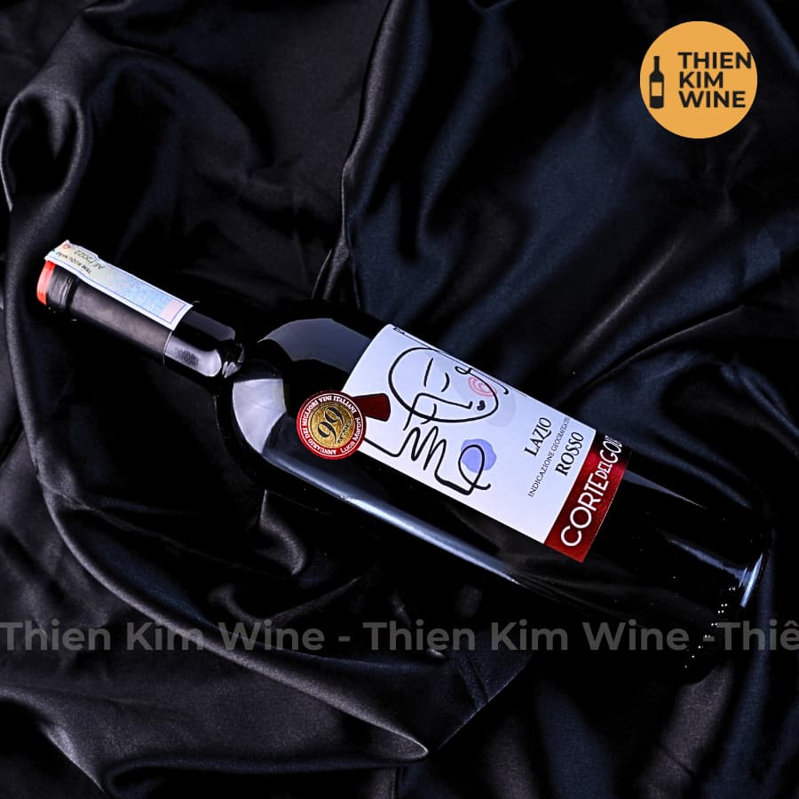[Chính Hãng] - Rượu vang Lazio Corte Golfo Rosso Cao cấp 99/100 Point Phân hạng IGT - 750ml (14,5%)