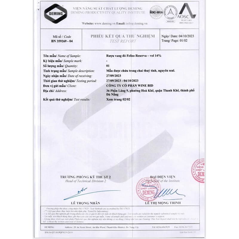 [Chính Hãng] - Rượu Vang Đỏ Tây Ban Nha Feliso 750 ml (14%)