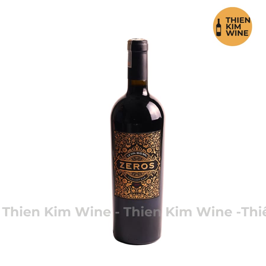 [Chính Hãng] - Rượu Vang Đỏ Ý Zeros Rượu Vang Đỏ Ý Wine Sangiovese - 750 ml (14,5%)