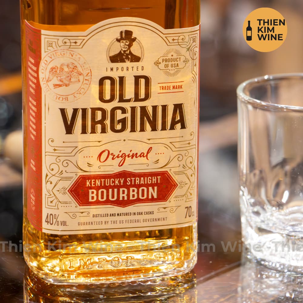 [Chính hãng] - Rượu Whisky Mỹ Old Virginia Bourrbon Whisky Original - 700ml (40%) - Có Hộp Quà Vip