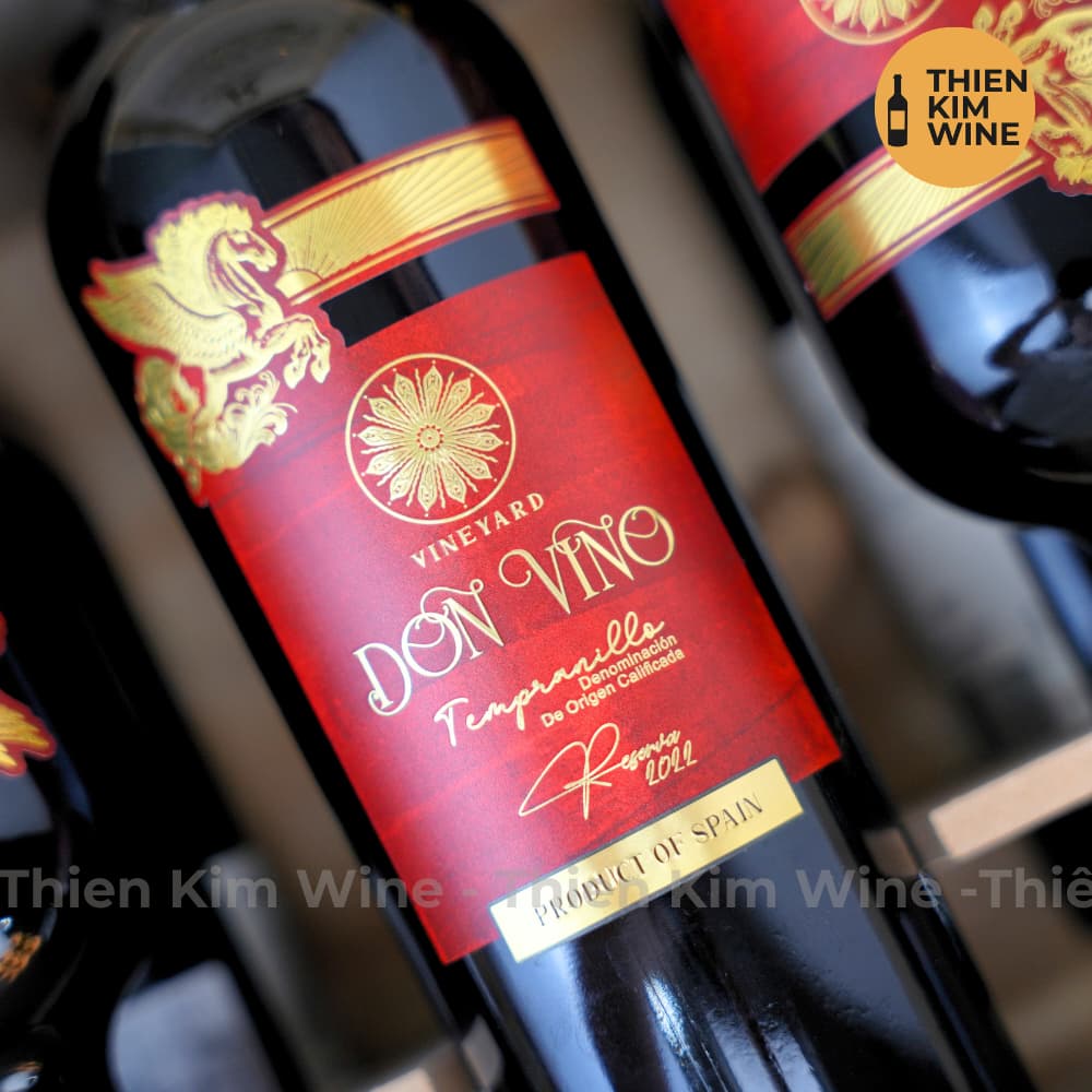 [Chính Hãng] - Rượu Vang Đỏ Tây Ban Nha Don Vino Reserva Tempranillo - 750ml (14%)