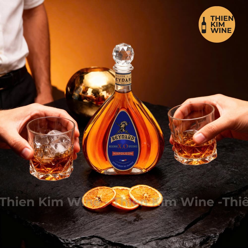 [Chính Hãng] - Hộp Quà Tặng VIP Rượu Brandy Pháp XO Reynard Napoleon - 700ml (Full Set)