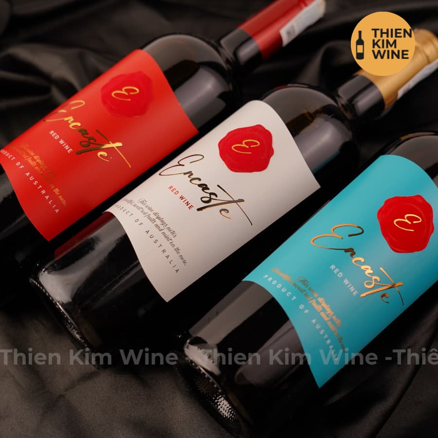 [Chính Hãng] - BST Rượu Vang Đỏ, Vang Trắng, Vang Bịch Úc Encaste - (12,5% - 13,5%)