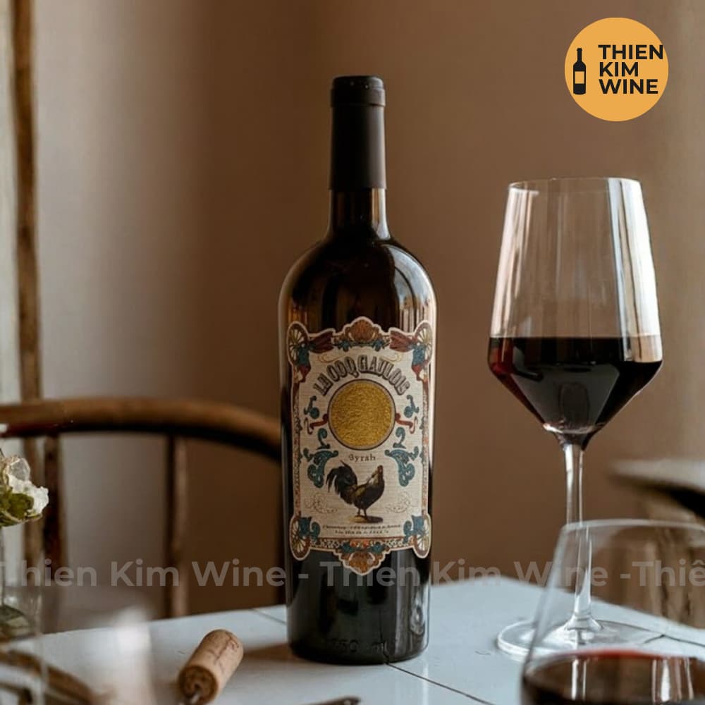 [Chính hãng] - Rượu Vang Đỏ Pháp LE COQ GAULOIS Syrah "Vin De Bordeaux France" - 750ml (13.5%)