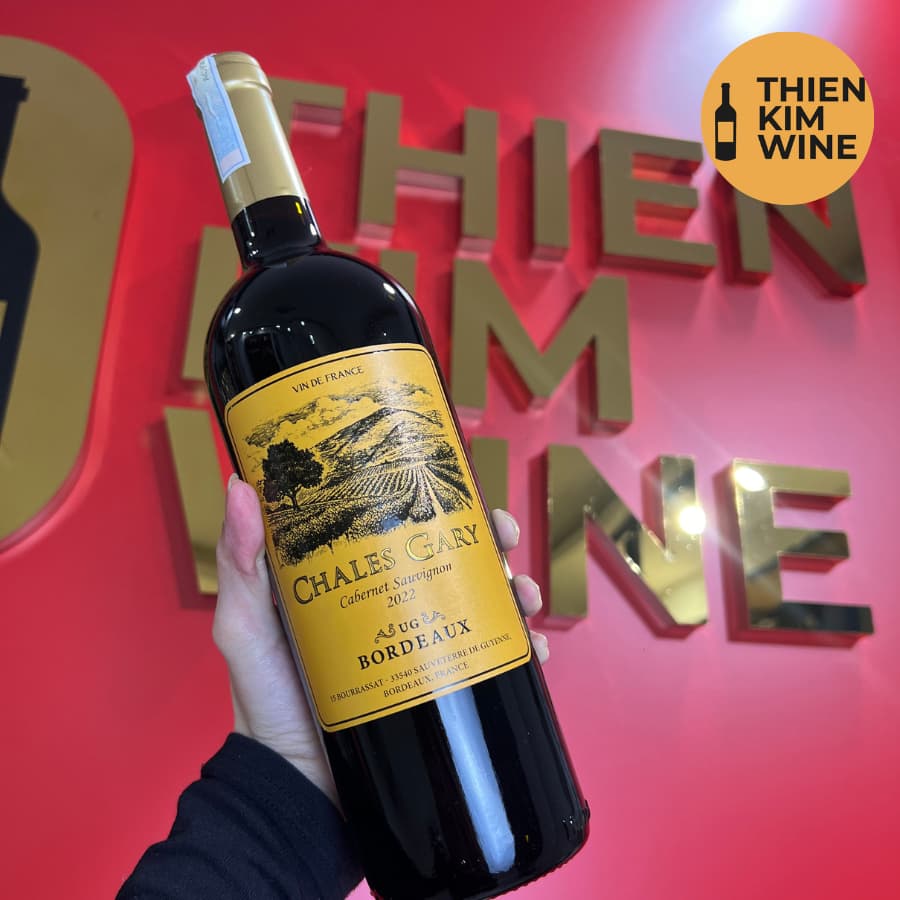 [Chính Hãng] - Rượu Vang Đỏ Pháp Chales Gary Cabernet Sauvignon - 750ml (13,5%)