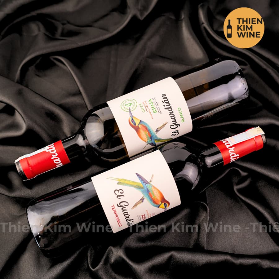 [Chính Hãng] -BST Rượu Vang Tây Ban Nha Cao Cấp EL Guardian DOCa Rioja - 750ml (12,5-13,5%)