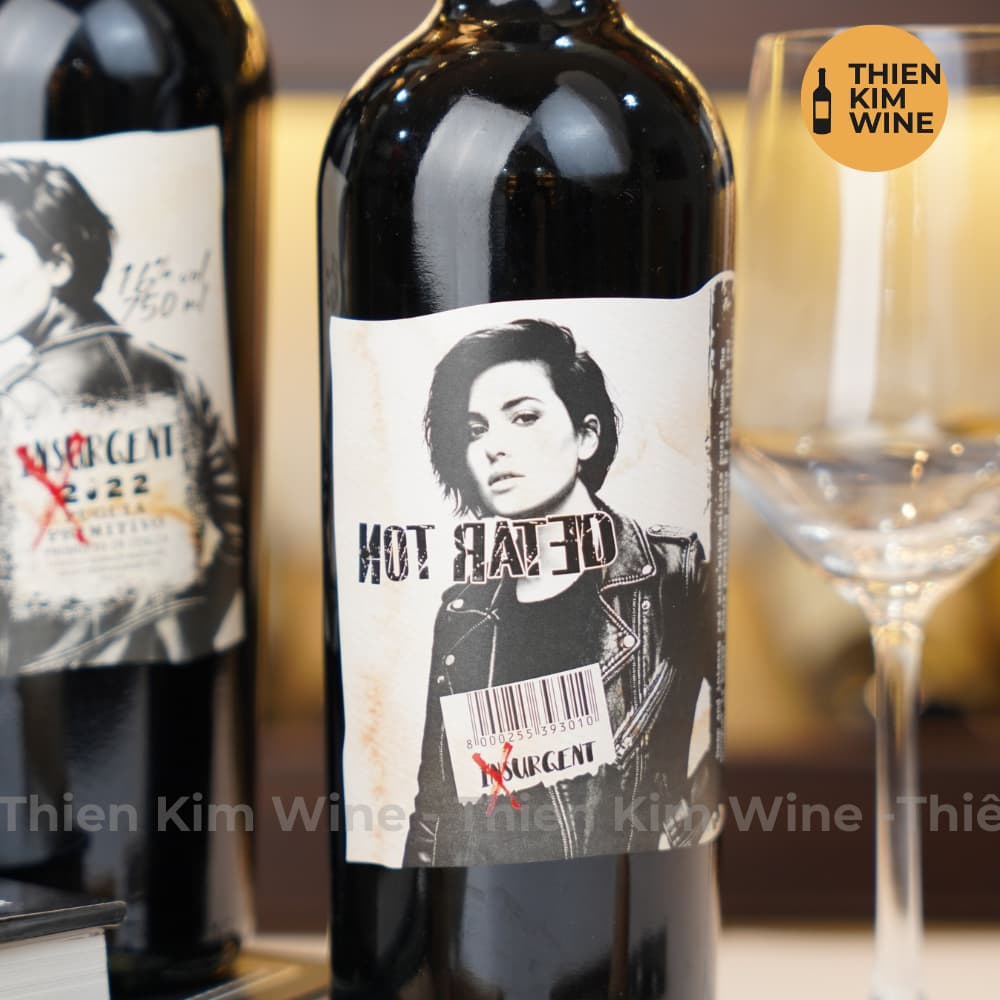 [Chính hãng] - Rượu Vang Đỏ Ý Cao Cấp NOT RATED Insurgent Primitivo Wine Puglia - 750ml (16%)
