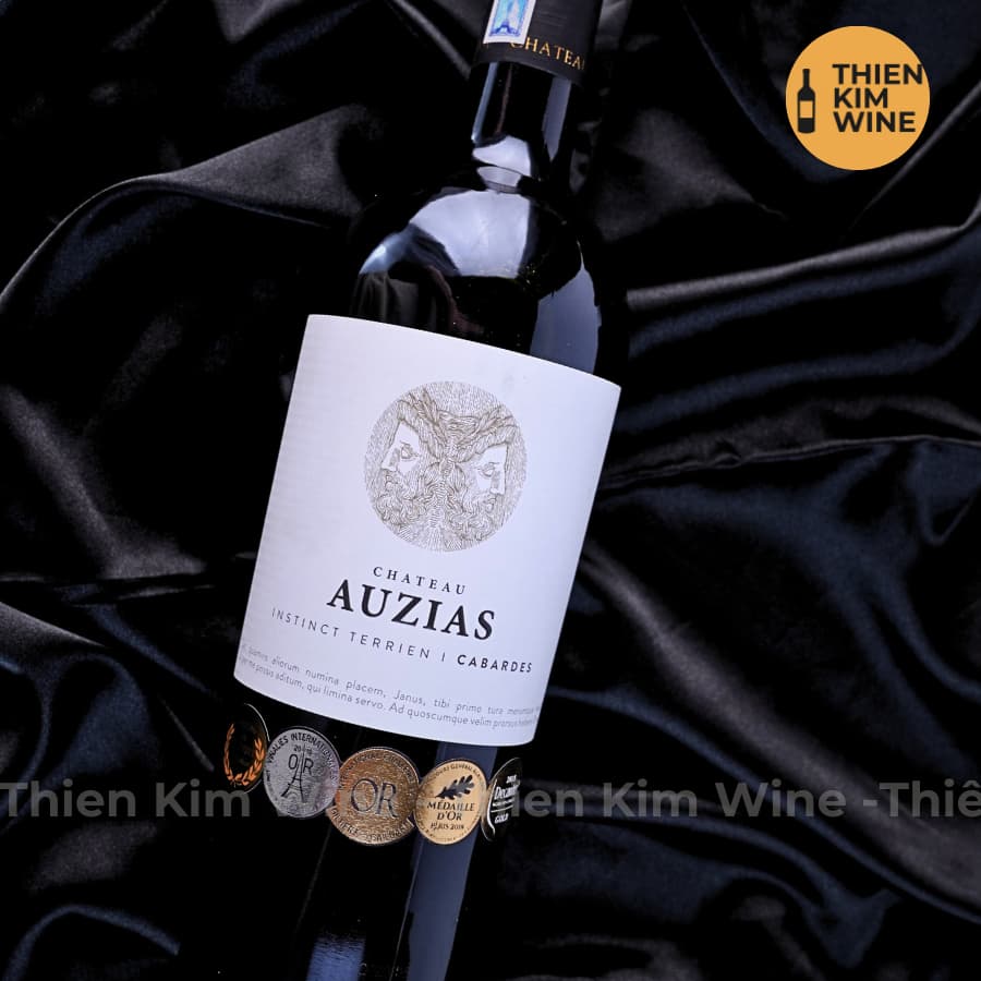 [Chính Hãng] - Rượu Vang Đỏ Pháp CHÂTEAU AUZIAS Paretlongue Instinct Terrien - 750 ml (16%)