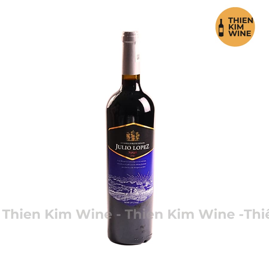 [Chính Hãng] - Rượu Vang Đỏ Chile Julio Lopez Syrah - 750ml (13,5%)