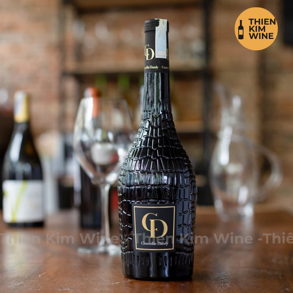 [Chính Hãng] - Rượu Vang Đỏ Pháp Crocodile Dandy "Vang Cá Sấu" AOP Languedoc Roussillon - 750ml (14.5%)