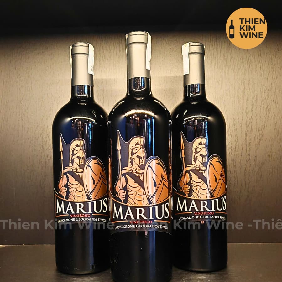 [Chính Hãng] - Rượu Vang Đỏ Ý Cao Cấp Marius Vino Rosso - 750 ml (14,5%)