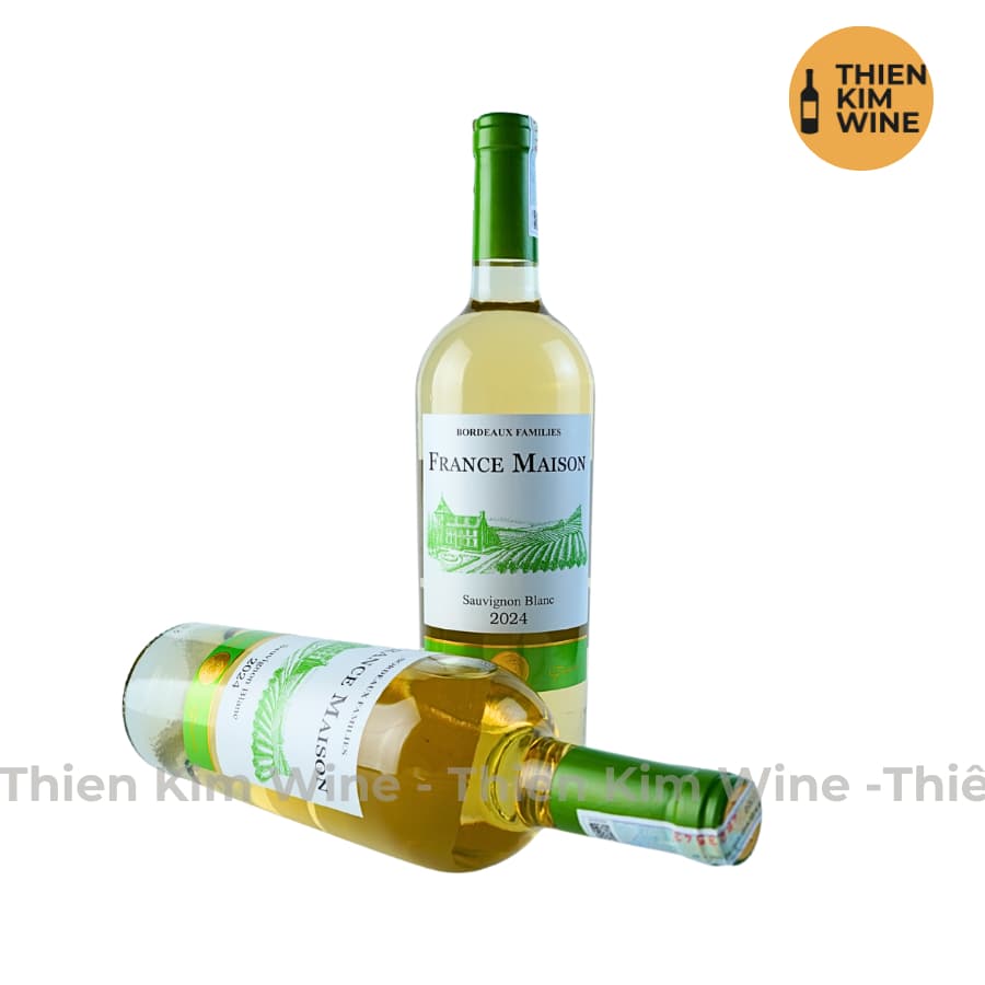 [Chính Hãng] - Rượu Vang Trắng Pháp France Maison Cabernet Sauvignon Blanc- 750ml (12,5%)
