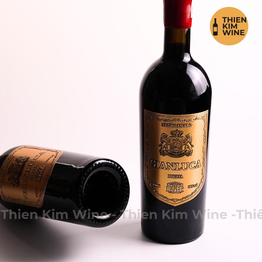 [Chính Hãng] - Rượu Vang Đỏ Ý GIANLUCA Negroamaro Wine Puglia - 750ml (16%)