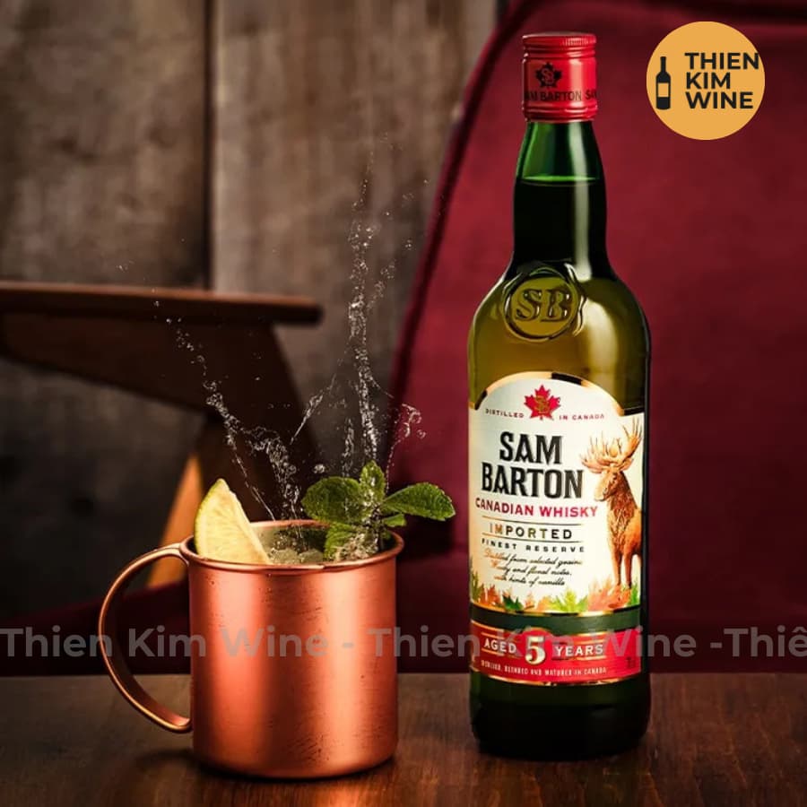 [Chính Hãng] - Rượu Whisky Canada Sam Barton 5 Năm (5 Years) - Chai 700ml (40%)