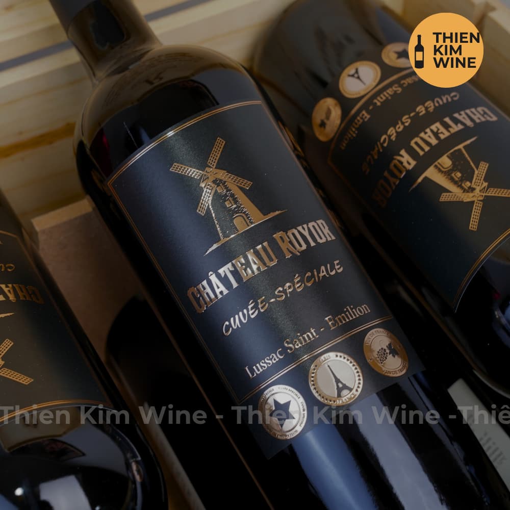 [Chính Hãng] - Rượu Vang Đỏ Pháp Château Royor Cuvée Spéciale Réserve Laussac Saint Emilion - 750ml (14%)