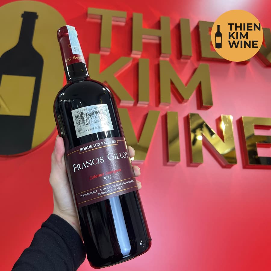 [Chính Hãng] - Rượu Vang Đỏ Pháp Francis Gillot Cabernet Sauvignon - 750ml (13,5%)