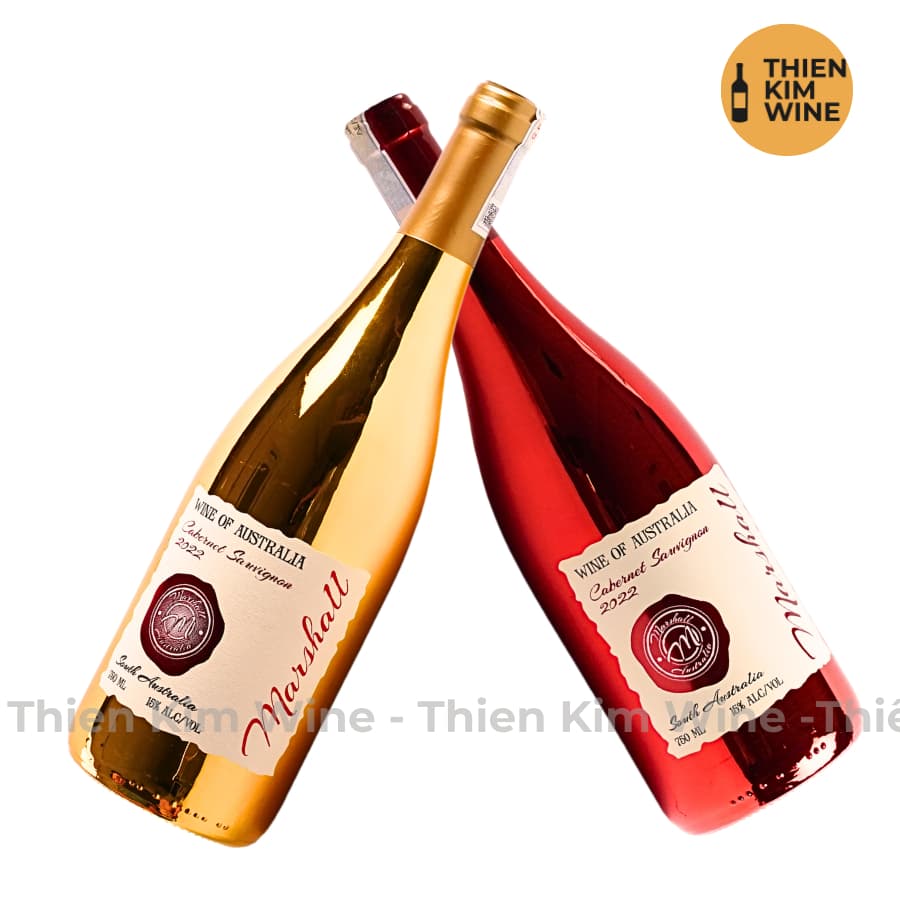 [Chính Hãng] - Rượu Vang Đỏ Úc Marshall Topaz Gold Wine Cabernet Sauvignon - 750ml (15%)