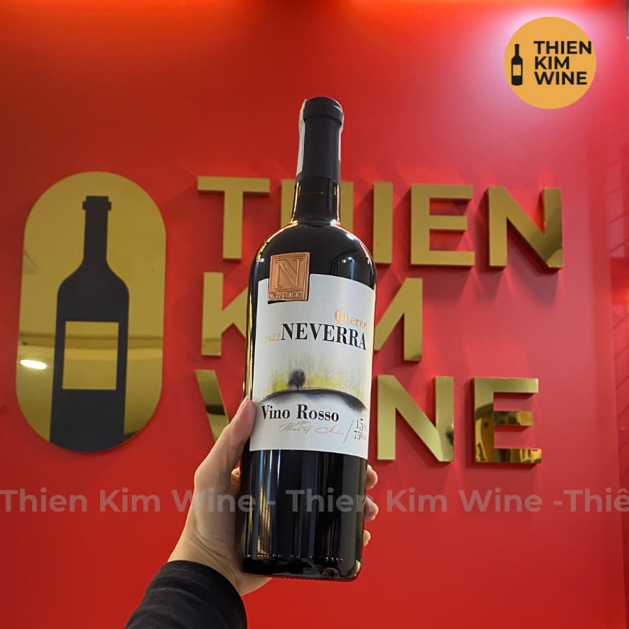 [Chính Hãng] - Rượu Vang Đỏ Ý cao cấp Querce Neverra Vino Rossso - 750 ml (15%)