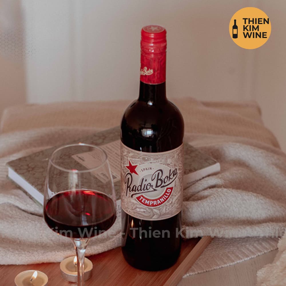 [Chính hãng] - Rượu Vang Đỏ Tây Ban Nha Radio Boka Tempranillo - 750ml (13,5%)