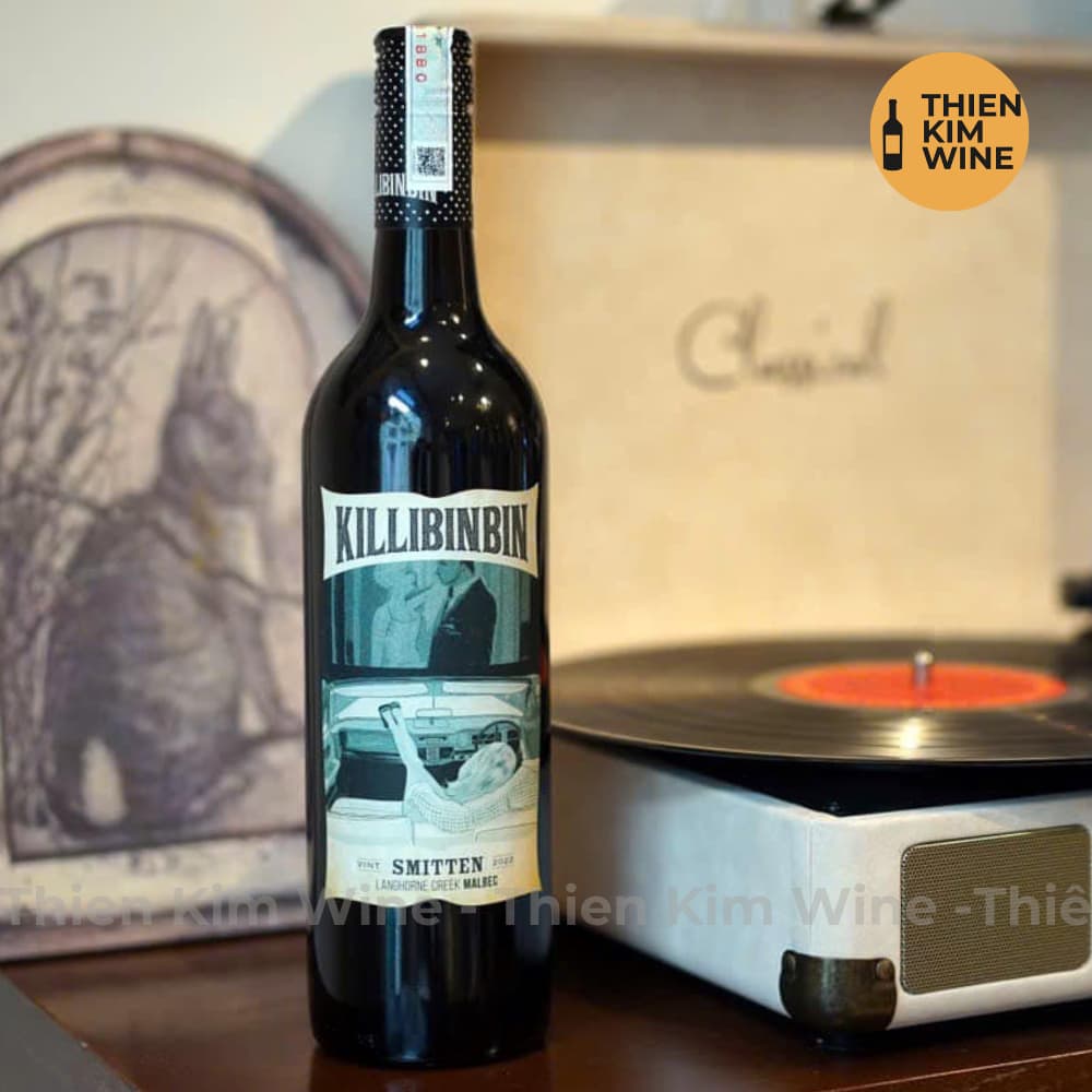 [Chính hãng] - Rượu Vang Đỏ Úc Cao Cấp "Nút Vặn" Killibinbin Smitten Malbec & Scarlet Pedtit - 750ml (14,5%)