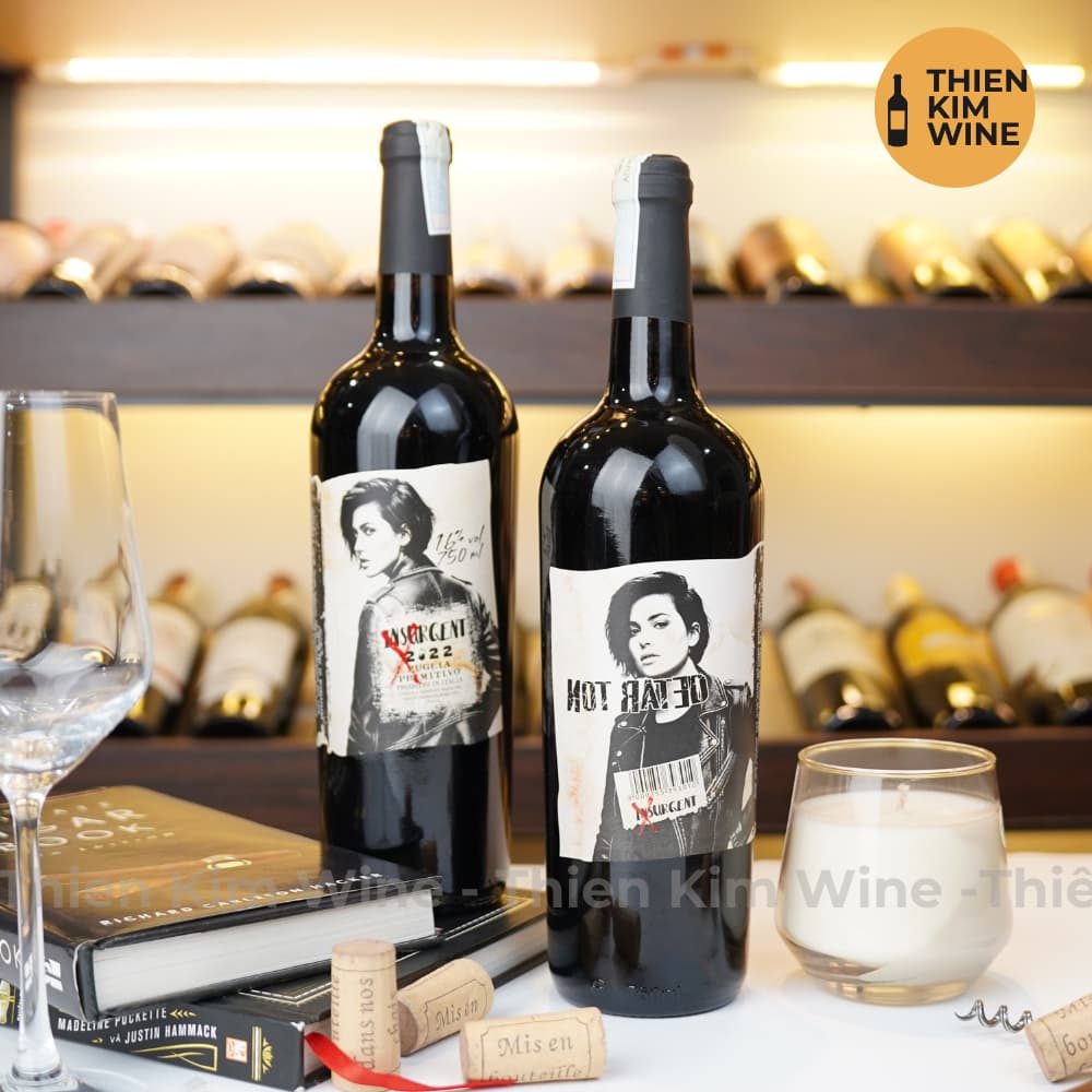 [Chính hãng] - Rượu Vang Đỏ Ý Cao Cấp NOT RATED Insurgent Primitivo Wine Puglia - 750ml (16%)