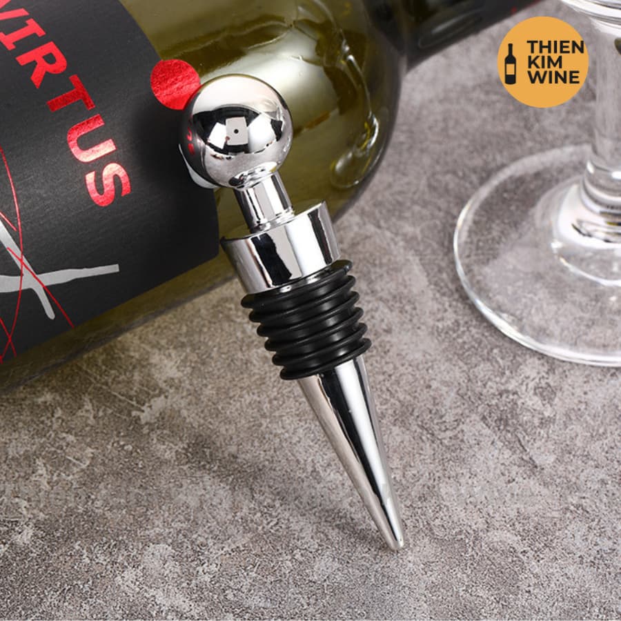 [Chính Hãng] - Nút Đậy Bảo Quản Chai Rượu Vang / Champagne Đầu Tròn - Giữ nguyên hương vị rượu