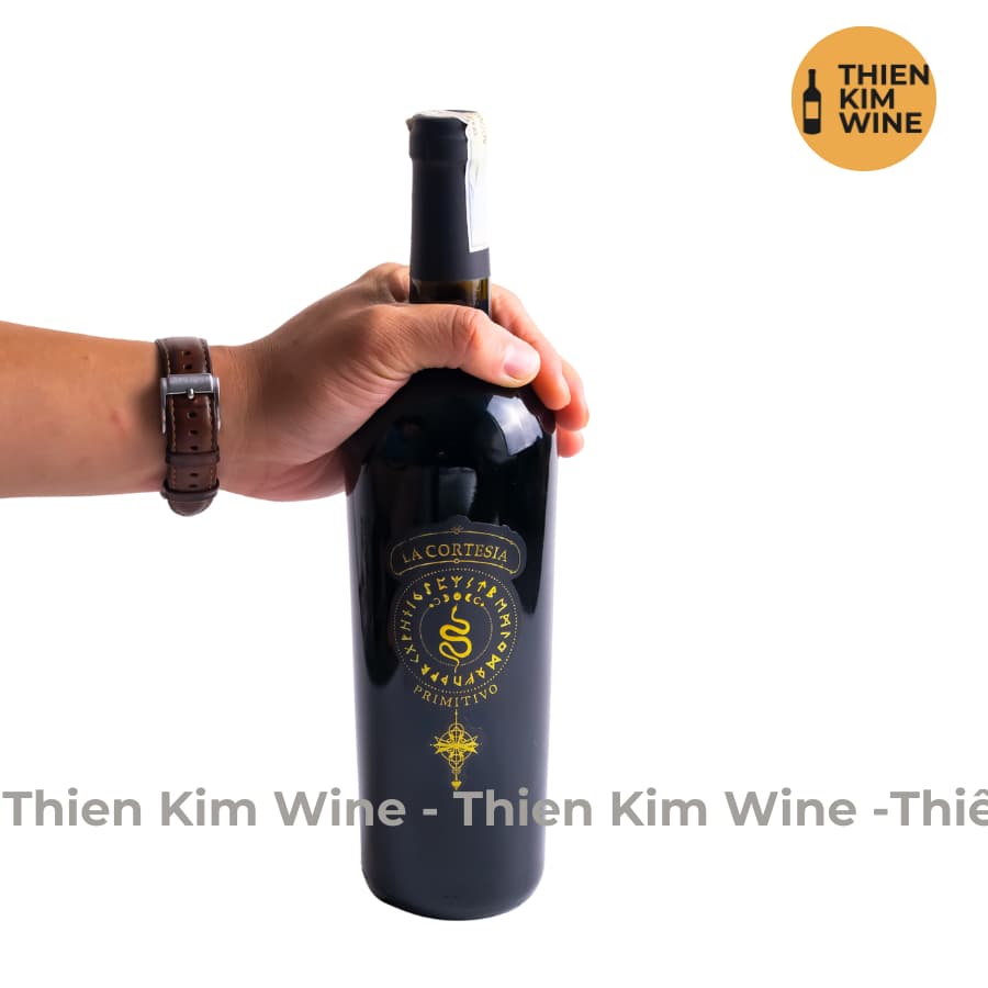 [Chính Hãng] - Rượu Vang Đỏ Ý La Cortesia Wine Primitivo - 750ml (16%)