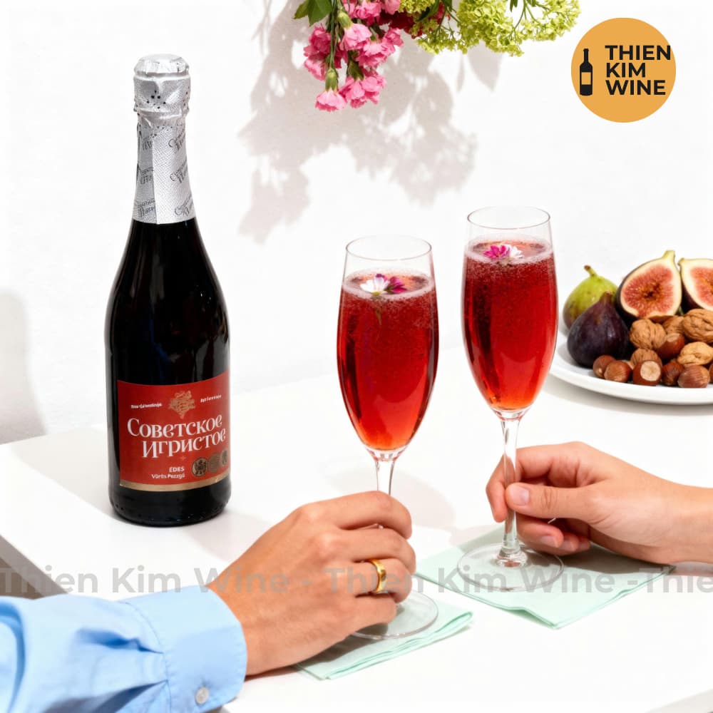 [Chính Hãng] - Rượu Vang Nổ Hungary Szovjetszkoje Igisztoje - 750ml (11.5%)