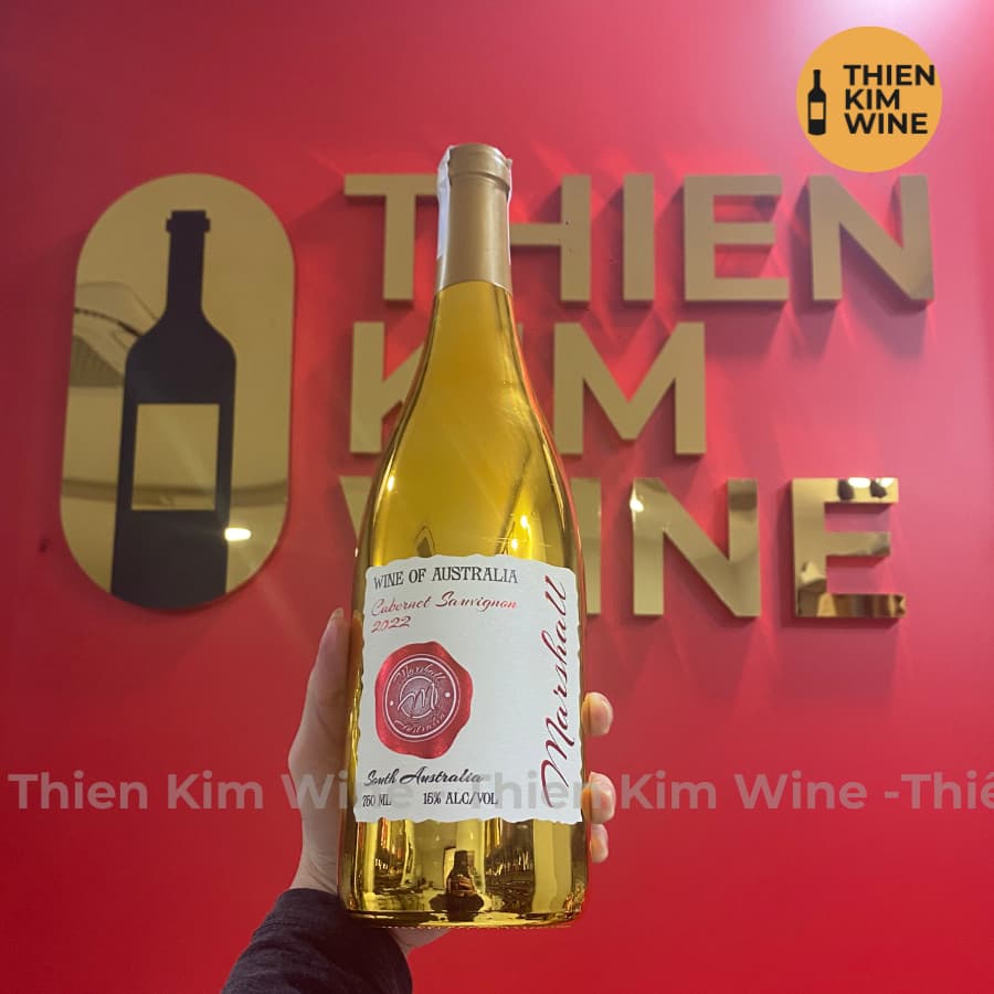 [Chính Hãng] - Rượu Vang Đỏ Úc Marshall Topaz Gold Wine Cabernet Sauvignon - 750ml (15%)