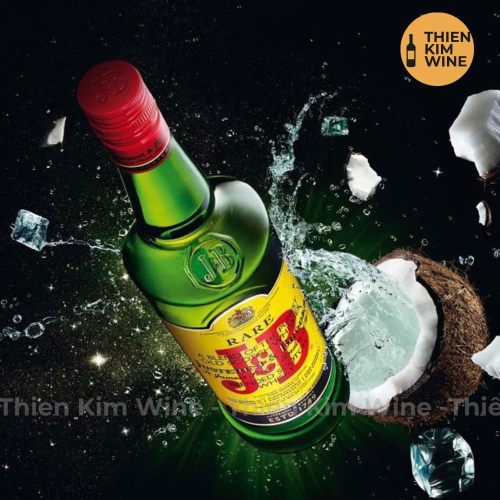 [Chính hãng] - Rượu Scotch Whisky J&B Rare Blended xuất xứ Anh Quốc - 750ml (40%)