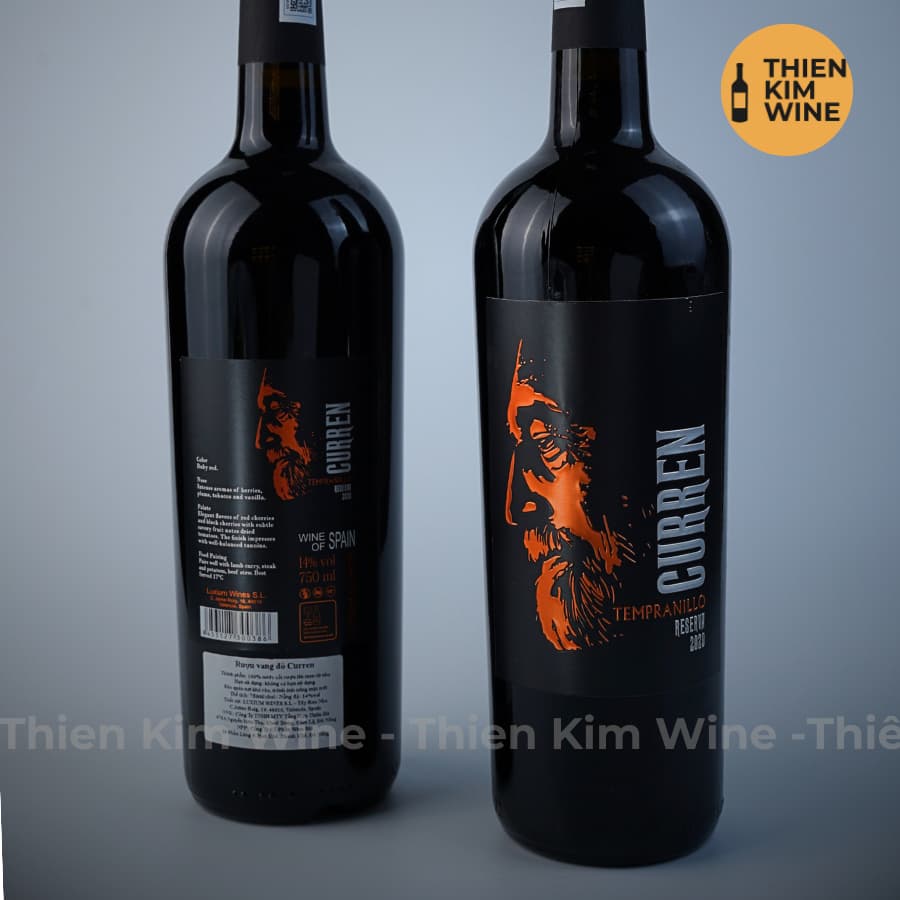 [Chính Hãng] - Rượu Vang Đỏ Tây Ban Nha CURREN Tempranillo - 750 ml (14%)