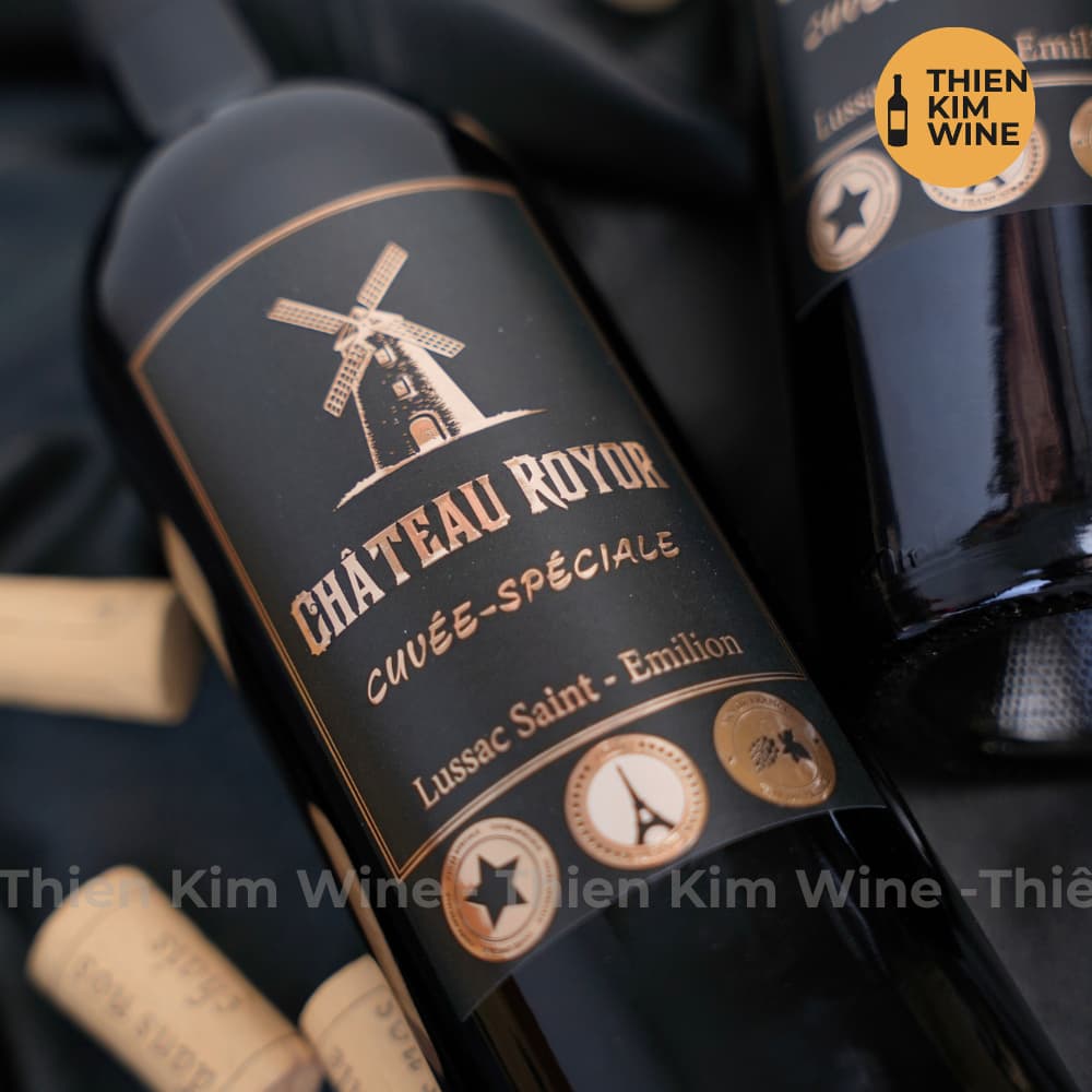 [Chính Hãng] - Rượu Vang Đỏ Pháp Château Royor Cuvée Spéciale Réserve Laussac Saint Emilion - 750ml (14%)