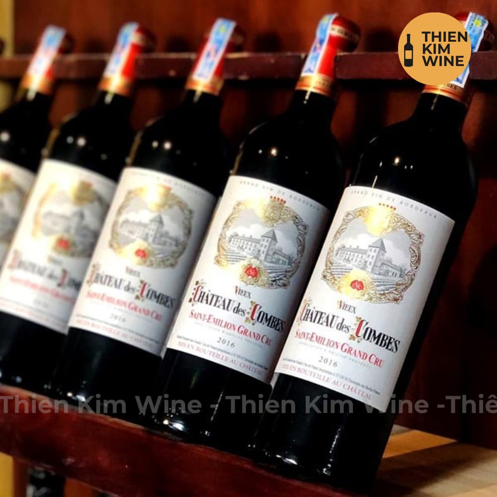 [Chính hãng] - Rượu Vang Đỏ Pháp Chateau Des Combes - Saint Emilion Grand Cru 750ml (13%)