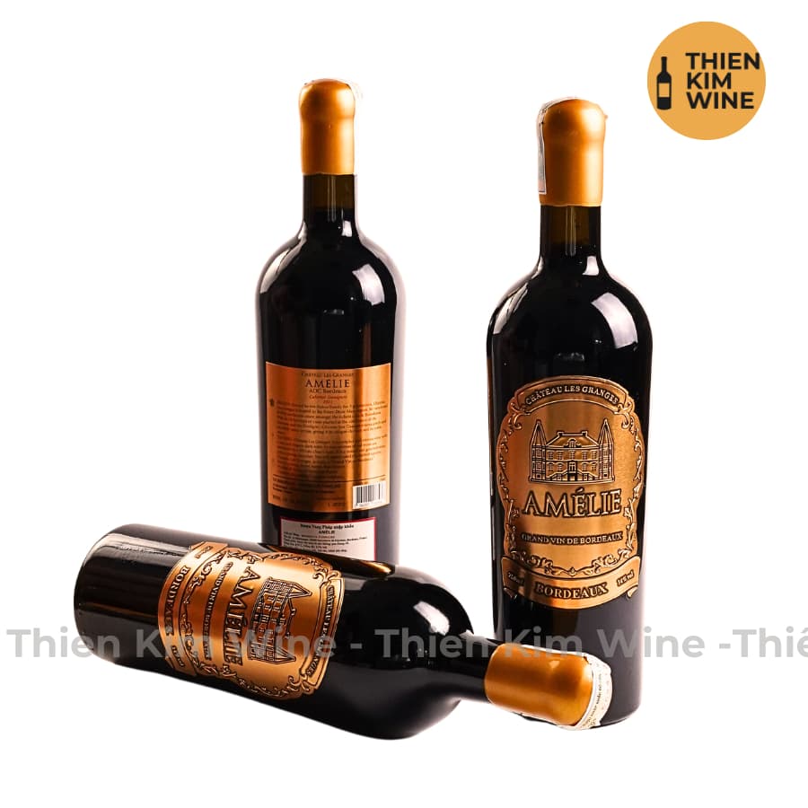 [Chính Hãng] - Rượu Vang Đỏ Pháp Amelie Wine Bordeaux Cabernet Sauvignon - 750ml (14%)