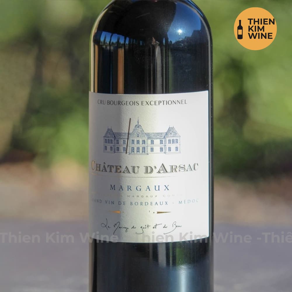 [Chính hãng] - Rượu Vang Đỏ Pháp Chateau D’arsac Margaux Cru Bourgeois 750ml (13%)