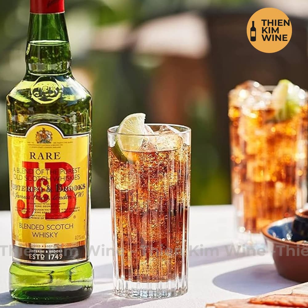 [Chính hãng] - Rượu Scotch Whisky J&B Rare Blended xuất xứ Anh Quốc - 750ml (40%)
