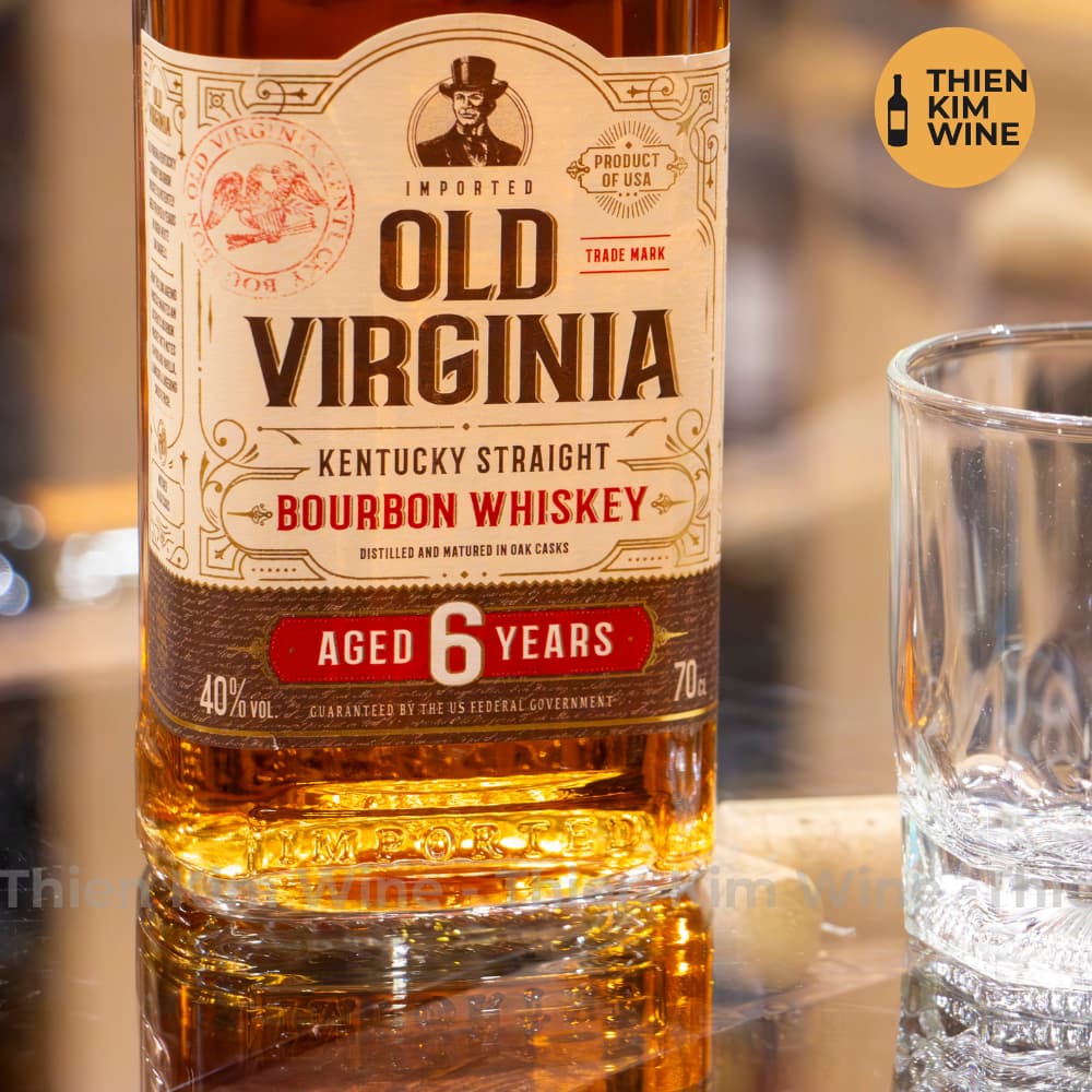 [Chính hãng] - Rượu Whisky Mỹ Old Virginia 6 Years "6 Năm" Bourrbon Whisky - 700ml (40%) - Có Hộp Quà VIP